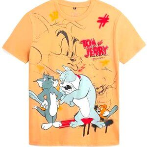 Tom & Jerry x Southpole Graphic Tee – Tough Love Cartoon Print Shirt